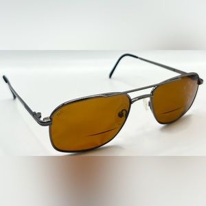 Beta 3M Gunmetal Pilot Sunglasses Frames Only